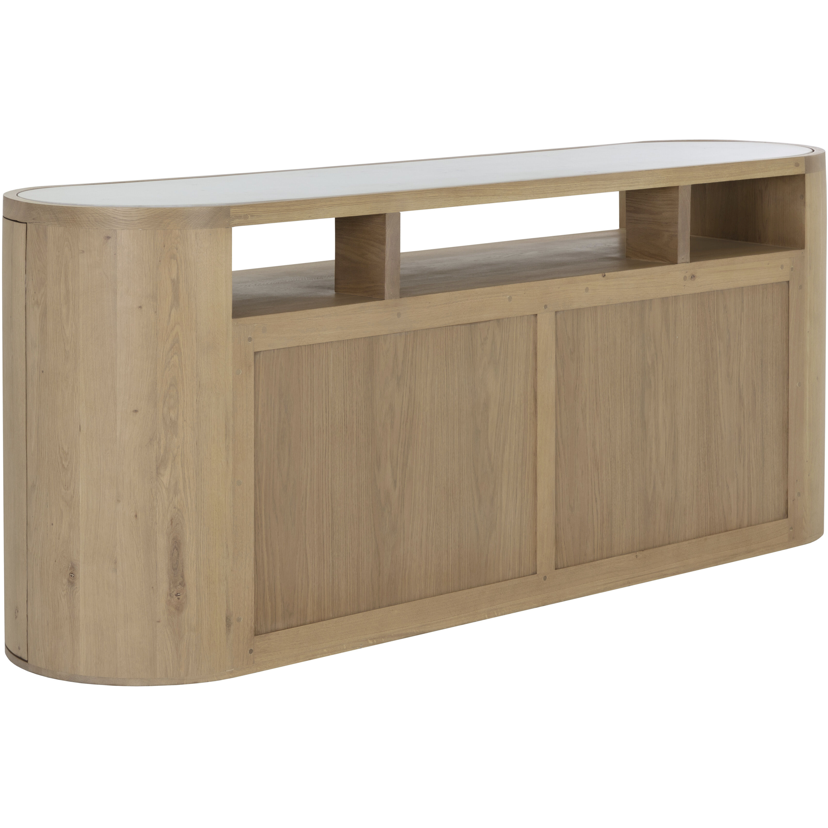Stella 83 X 23 inch White / Natural Sideboard